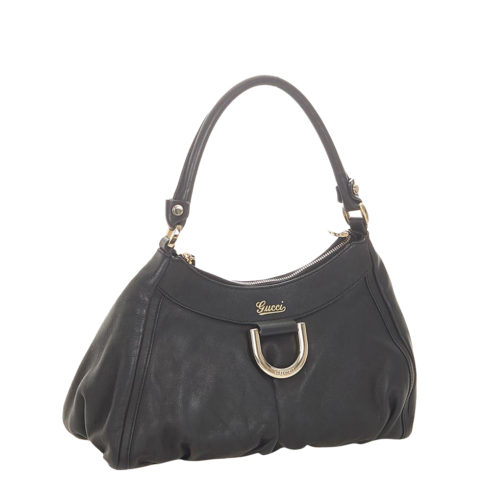 

Gucci Black Calf Leather Shoulder Bag