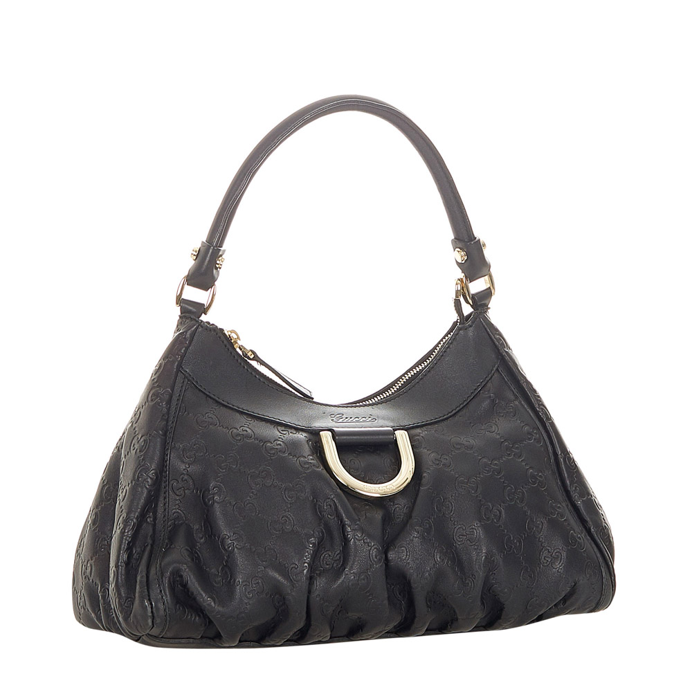 

Gucci Black Calf Leather Shoulder Bag