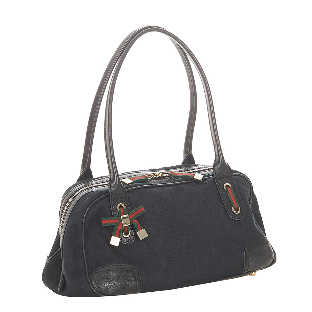 

Gucci Black GG Canvas Princy Shoulder Bag
