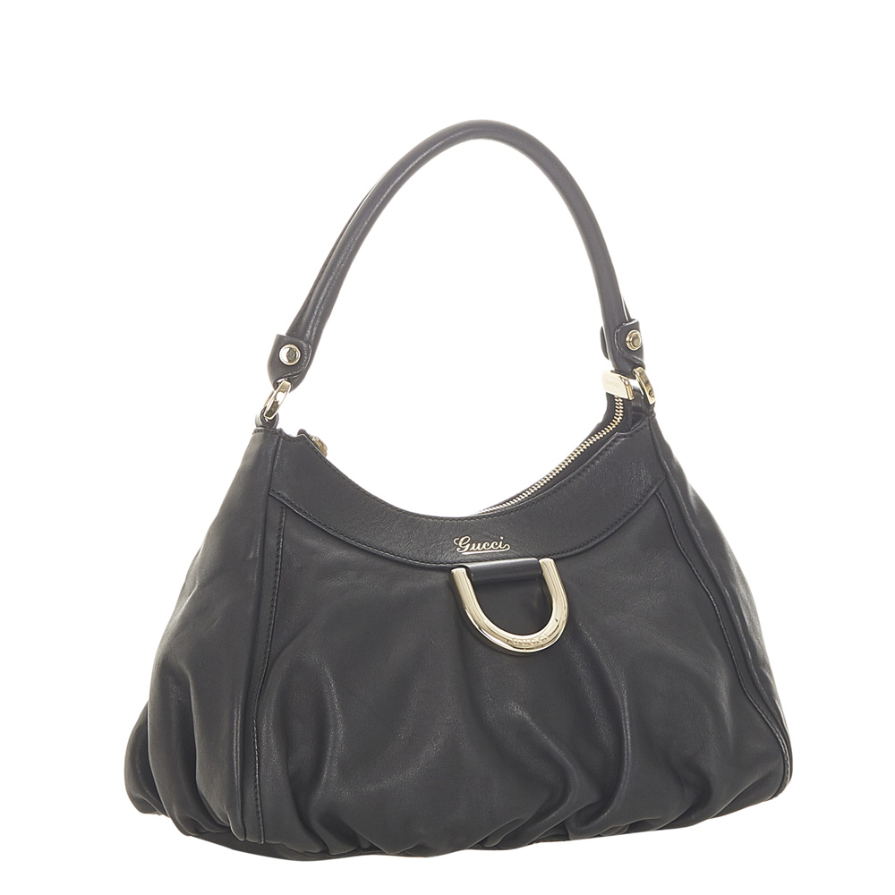 

Gucci Black Abbey Leather Shoulder Bag