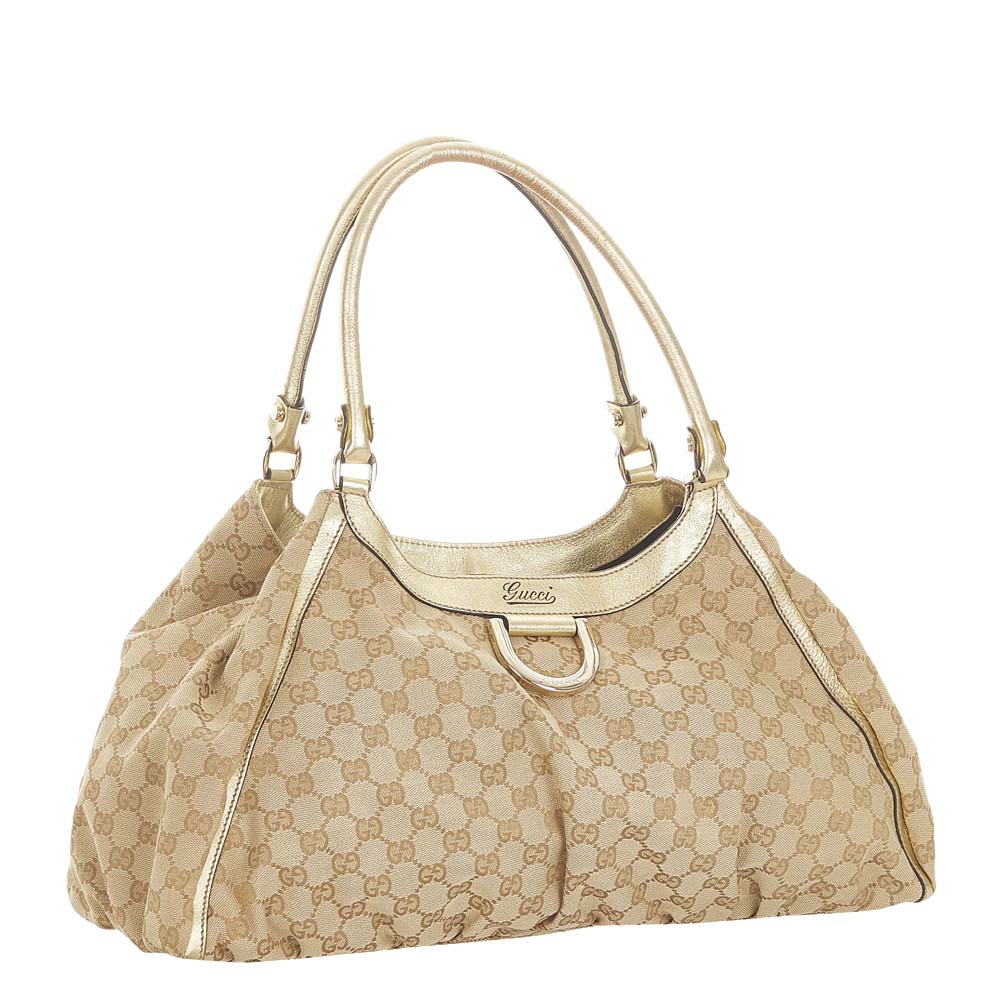

Gucci Beige/Brown GG Canvas Abbey D-Ring Shoulder Bag