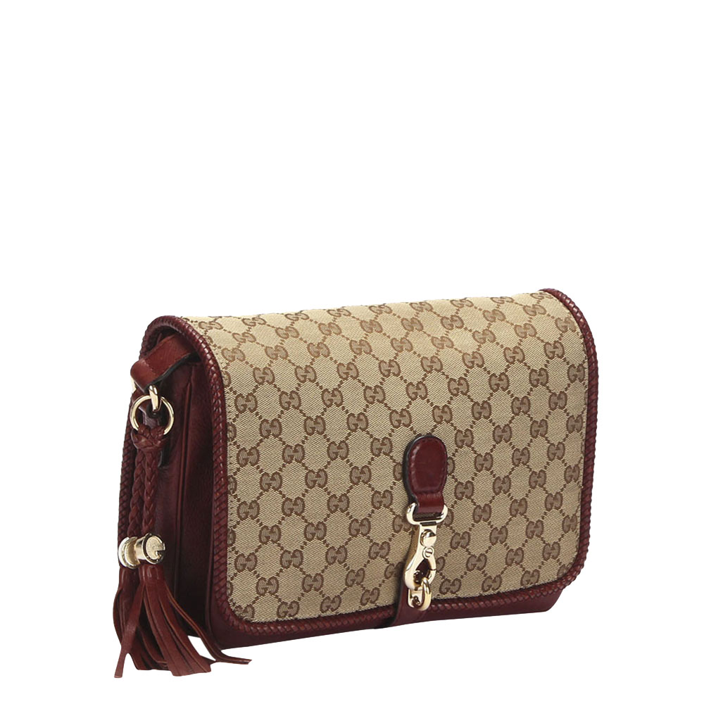 

Gucci Brown/Beige GG Canvas Marrakech Crossbody Bag