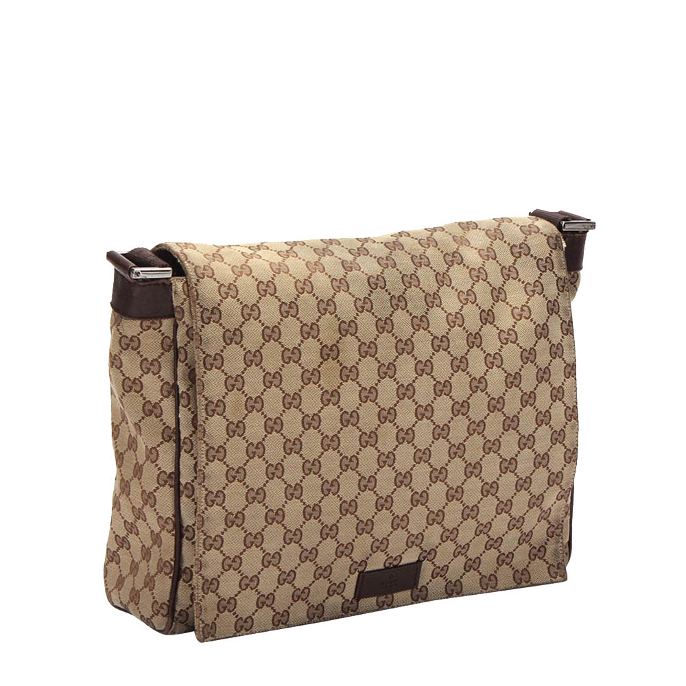 

Gucci Brown/Beige GG Canvas Crossbody Bag
