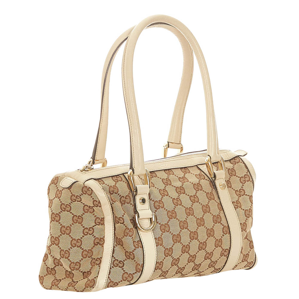 

Gucci Brown/Beige GG Canvas Abbey Boston Bag