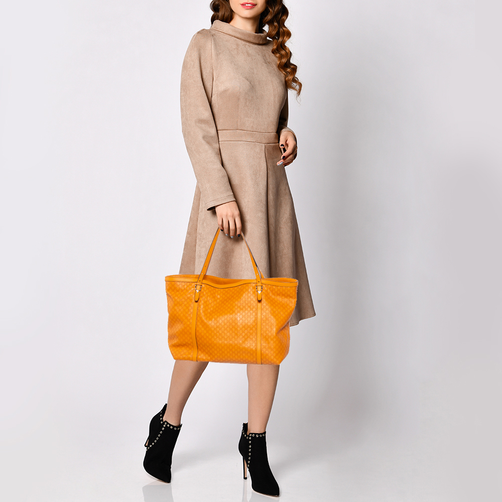 

Gucci Orange Microguccissima Leather Medium Nice Tote