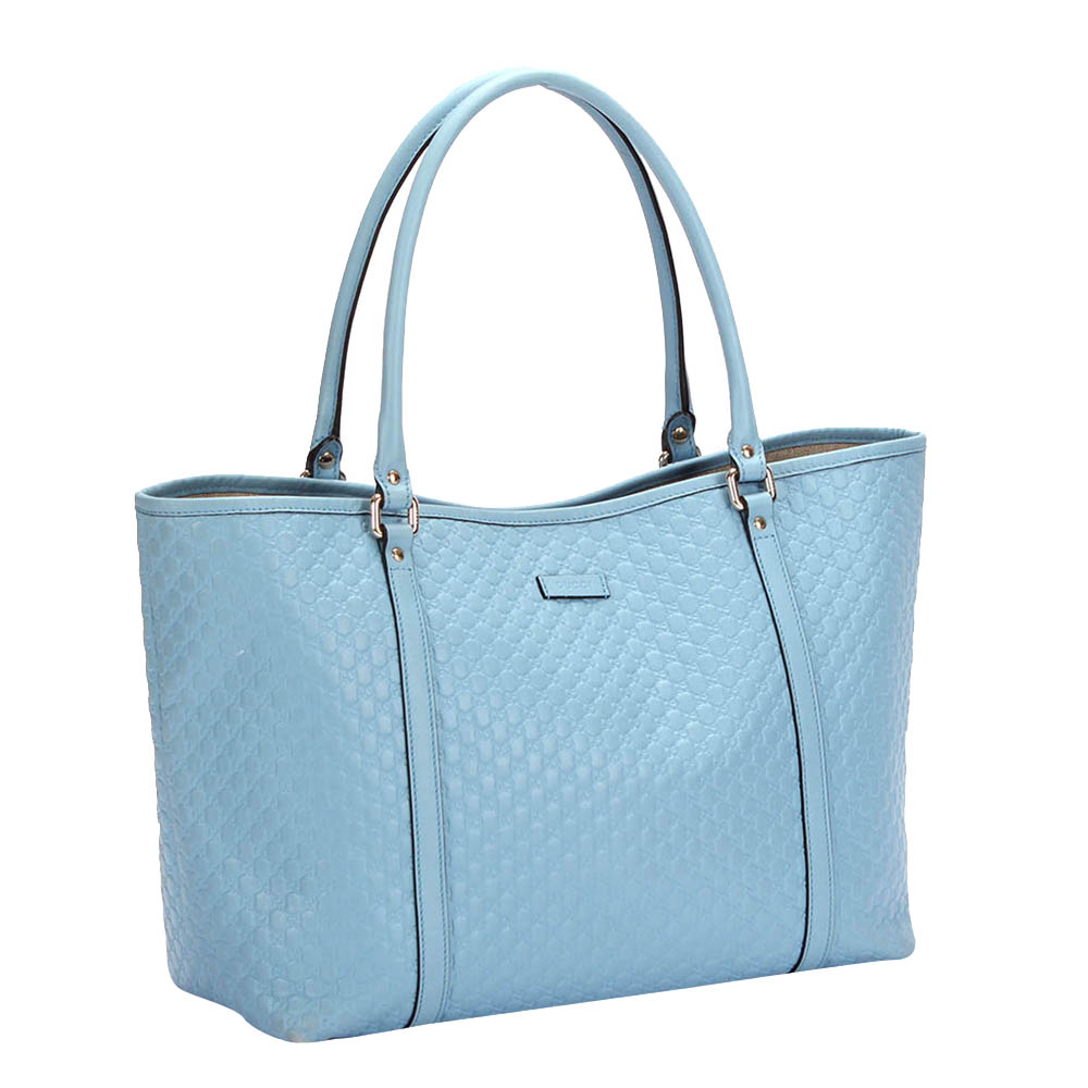 

Gucci Blue Microguccissima Leather Joy Tote Bag