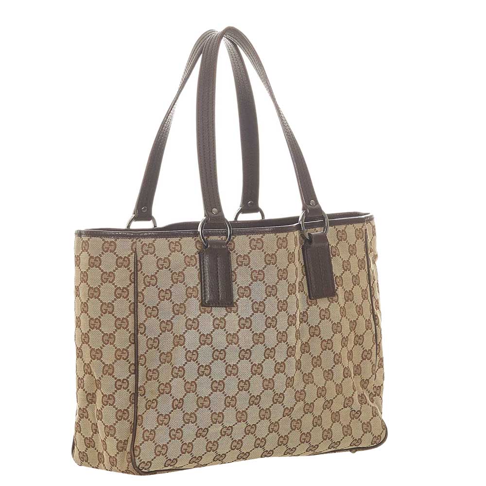 

Gucci Brown/Beige GG Canvas Tote Bag