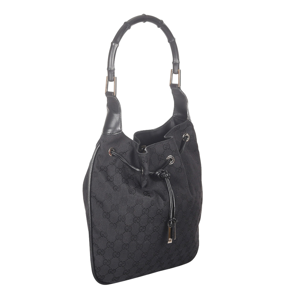 

Gucci Black Canvas Fabric Shoulder Bag