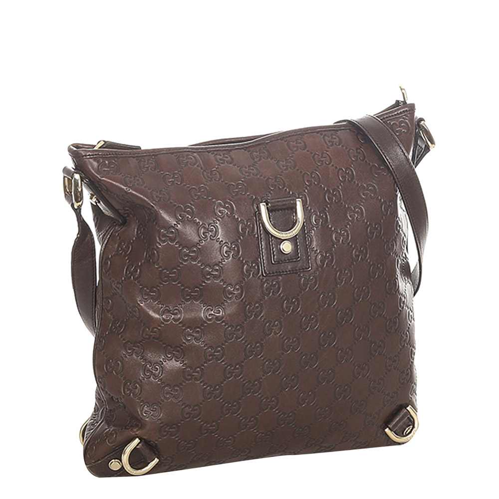 

Gucci Brown/Dark Brown Leather Shoulder Bag