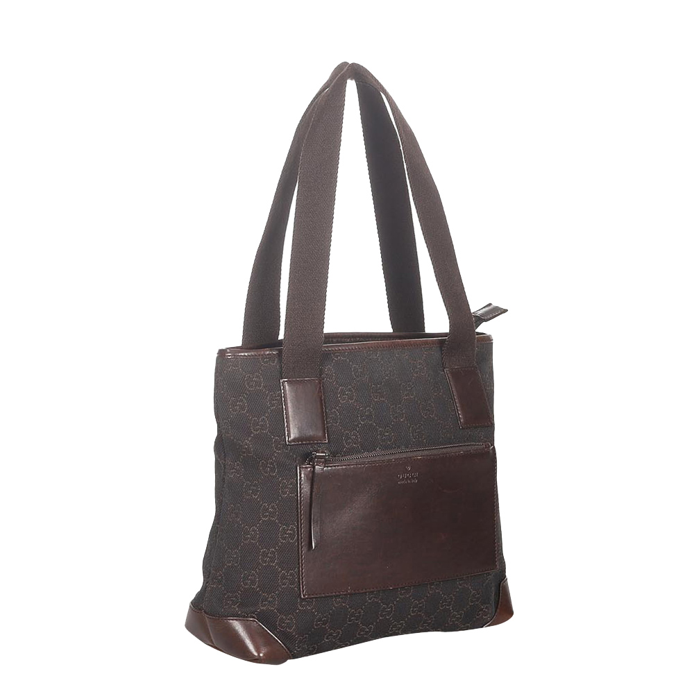 

Gucci Black Canvas Fabric Shoulder Bag