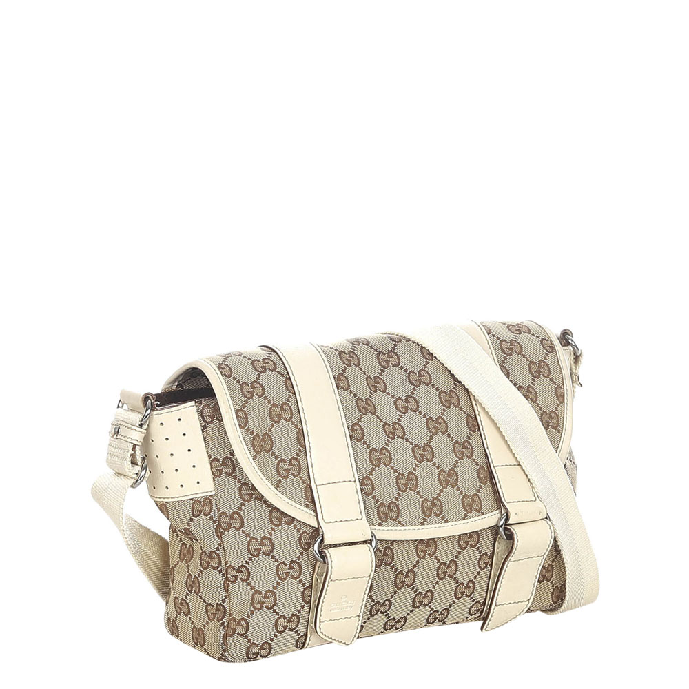 

Gucci Brown/Beige GG Canvas Crossbody Bag