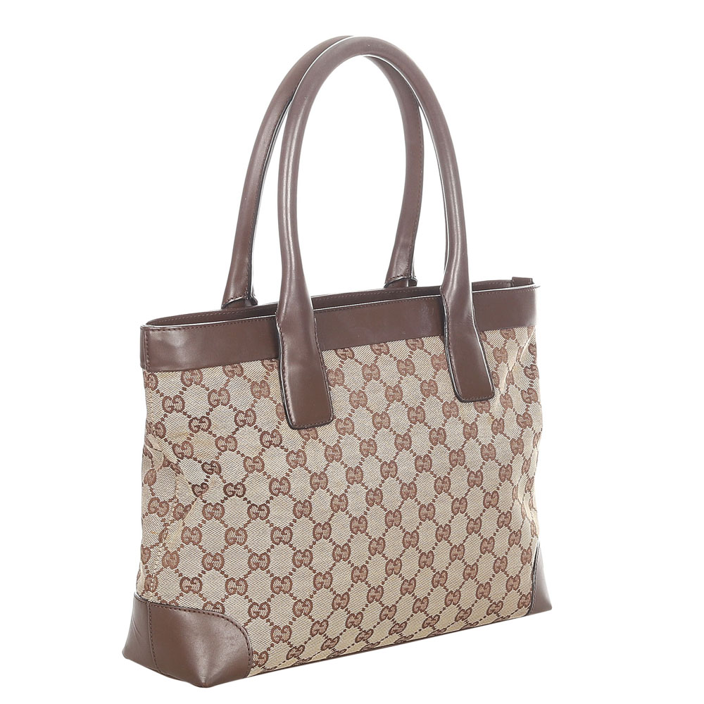 

Gucci Brown/Beige GG Canvas Tote Bag