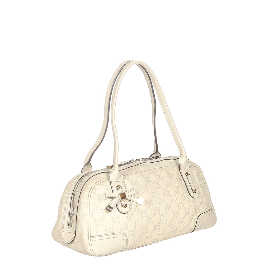 

Gucci White Guccissima Leather Princy Shoulder Bag, Multicolor