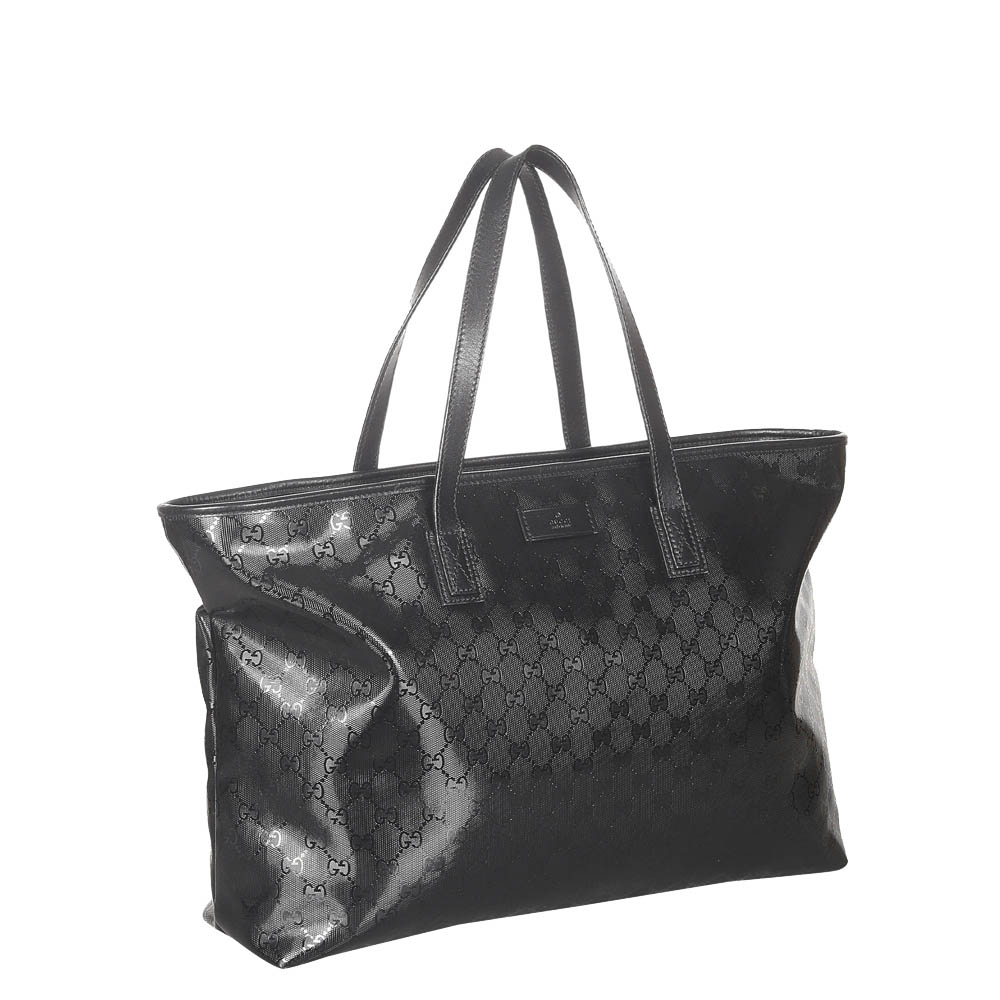 

Gucci Black Plastic PVC Tote Bag