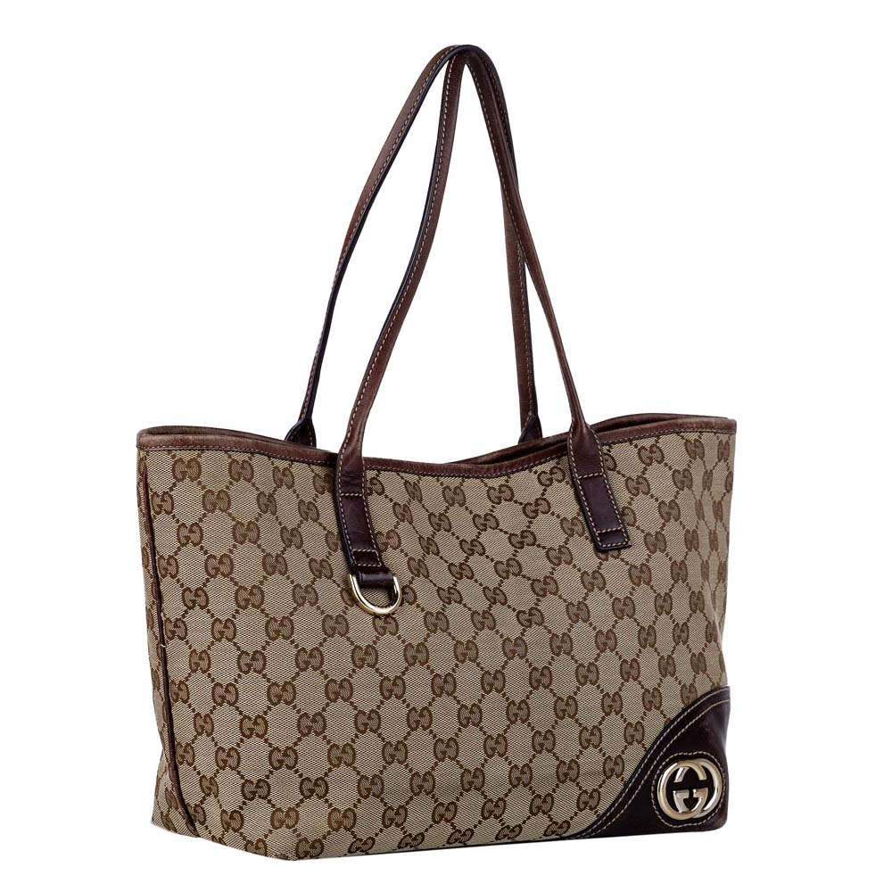 

Gucci Brown/Beige GG Canvas Tote Bag