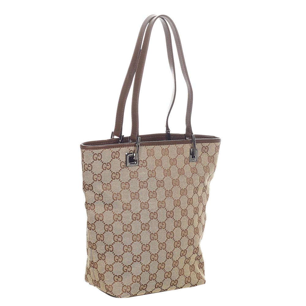 

Gucci Brown/Beige GG Canvas Tote Bag
