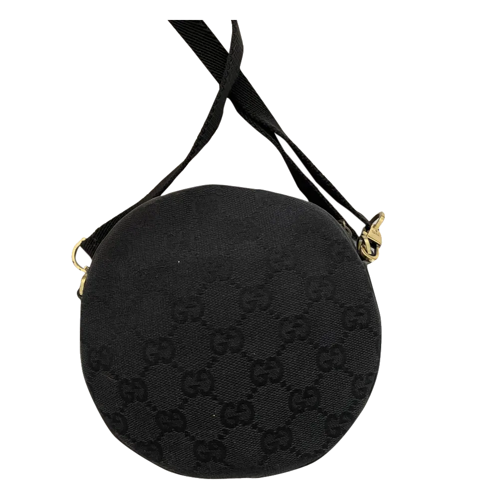

Gucci Black GG Canvas Shoulder Bag