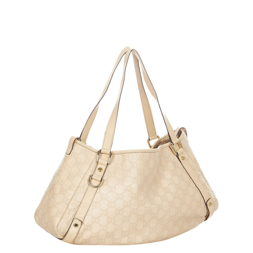 

Gucci White Calf Leather Pelham Shoulder Bag