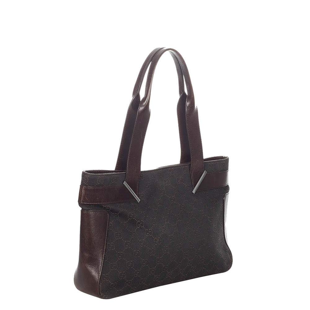 

Gucci Brown/Dark Brown GG Canvas Shoulder Bag