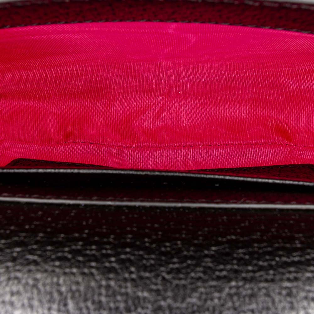 

Gucci Black Calf Leather Marmont Chain Wallet
