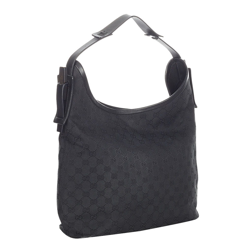 

Gucci Black Canvas Fabric Shoulder Bag