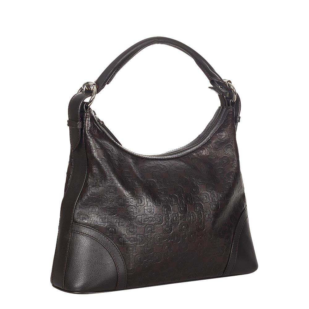 

Gucci Black Leather Horsebit Hobo Bag