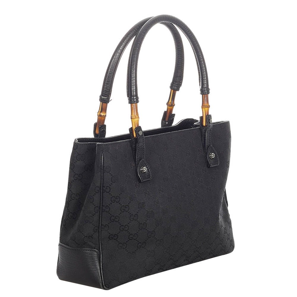

Gucci Black Canvas Fabric Shoulder Bag