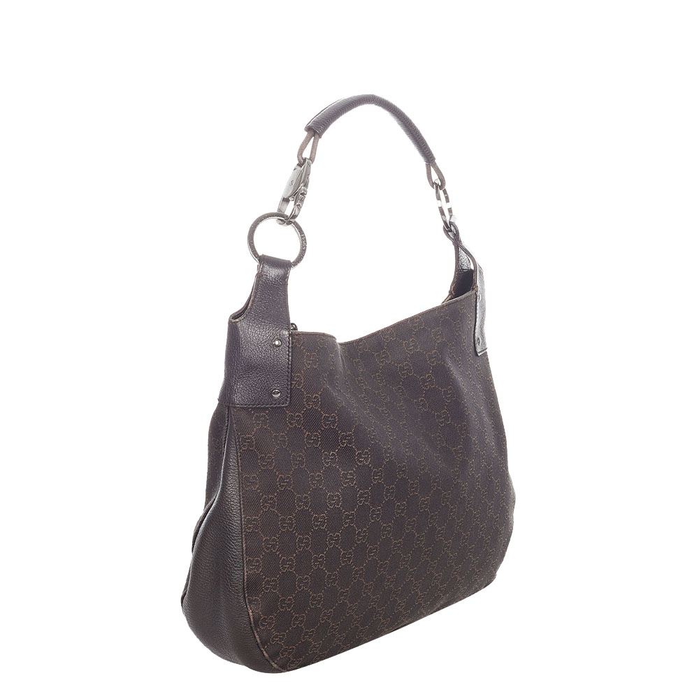 

Gucci Brown/Dark Brown GG Canvas Shoulder Bag
