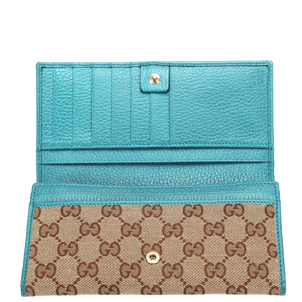 

Gucci Brown/Beige GG Canvas Long Wallet