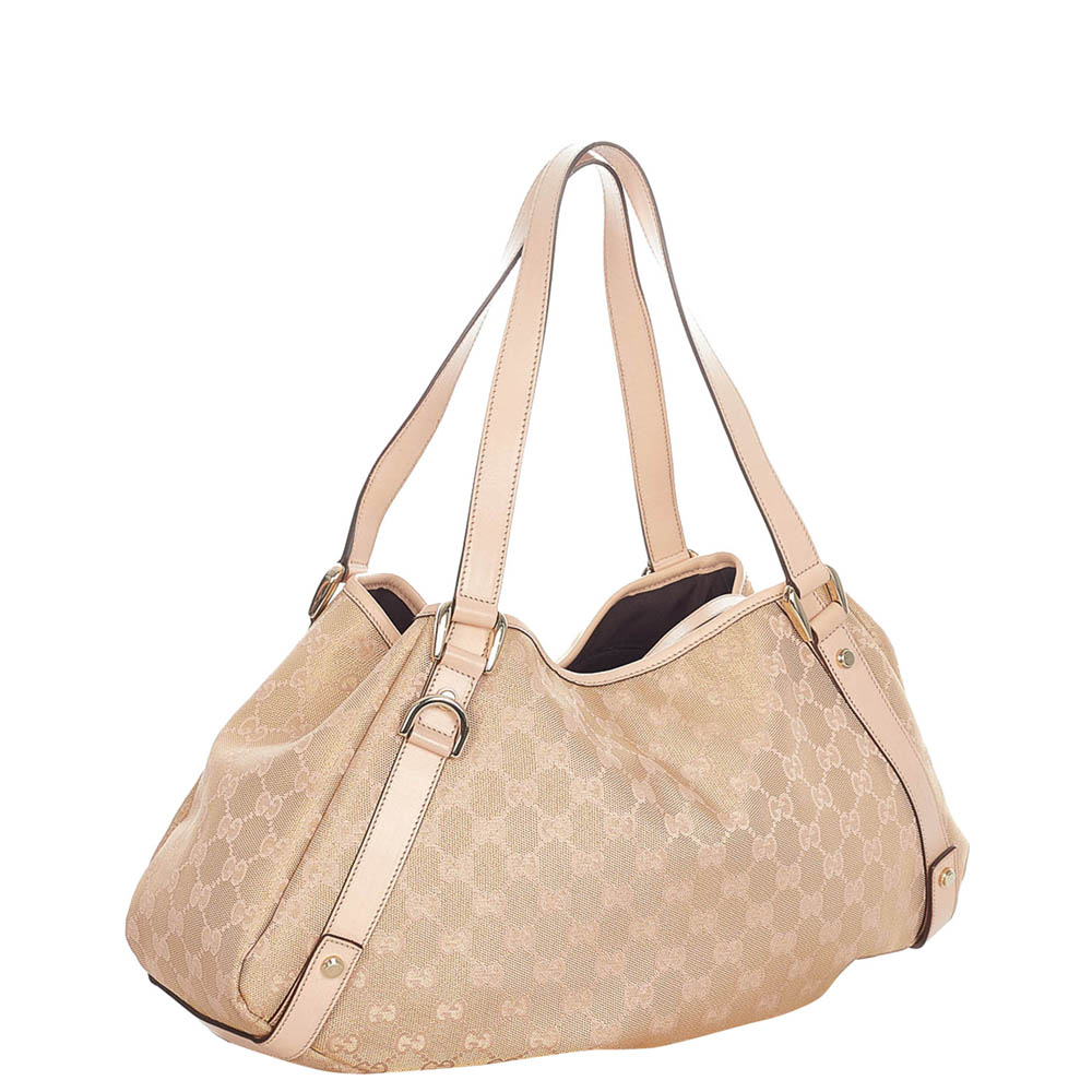 

Gucci Brown Canvas Fabric Pelham Shoulder Bag, Beige
