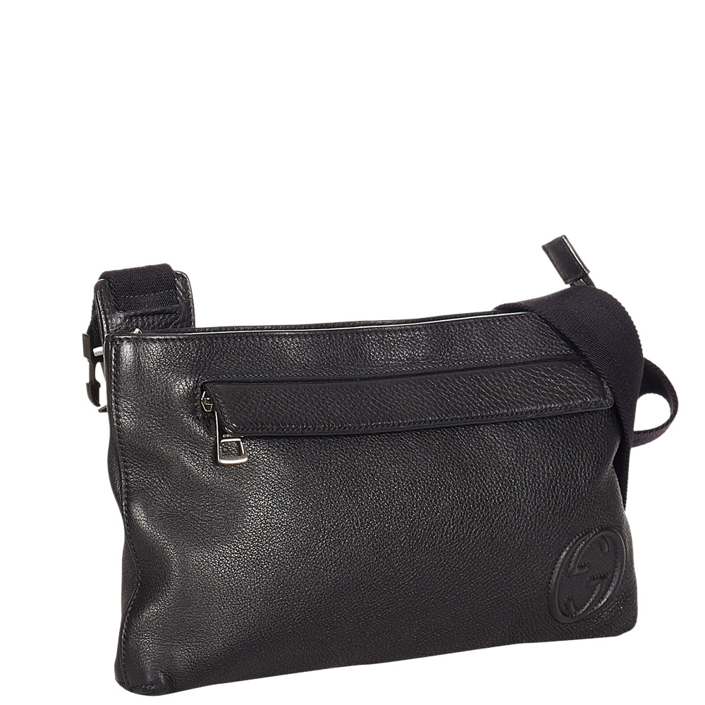 

Gucci Black Calf Leather Soho Belt Bag