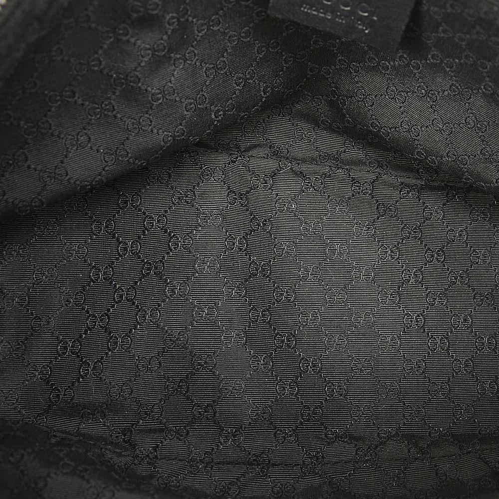 

Gucci Black Leather Boat Clutch Bag