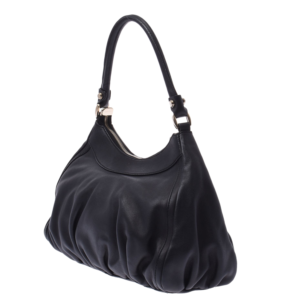 

Gucci Black Leather Shoulder Bag