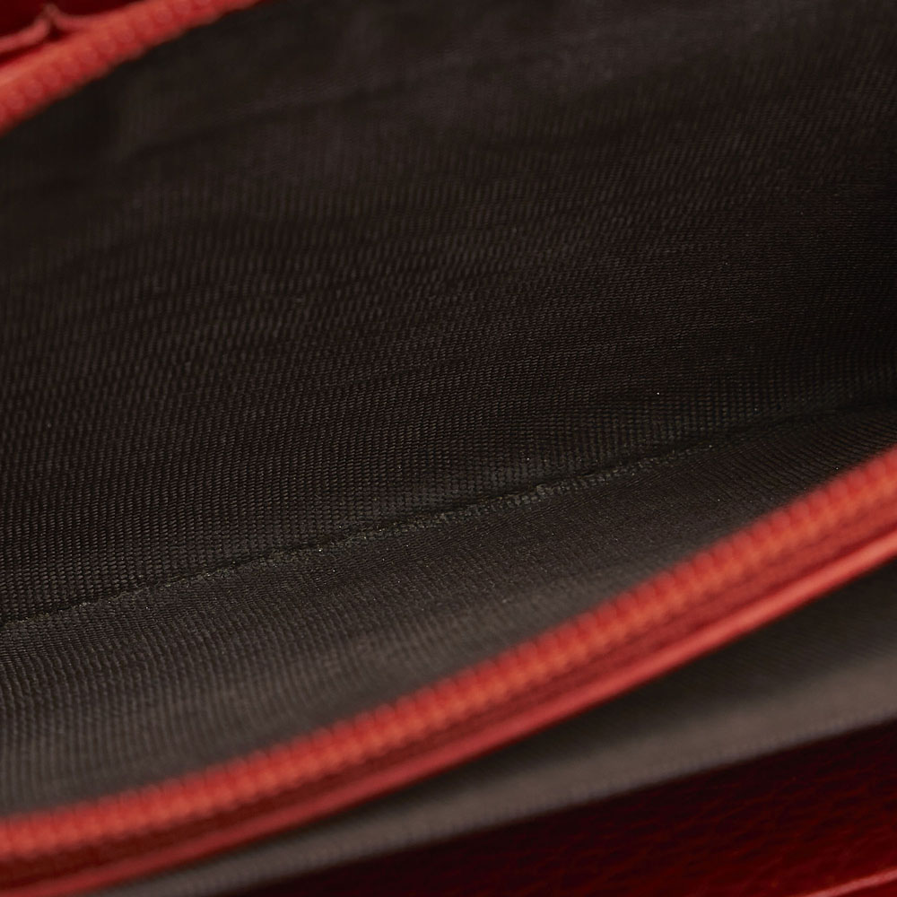 

Gucci Red Leather Soho Wallet
