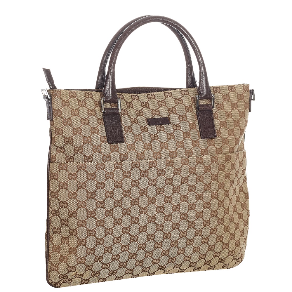 

Gucci Beige/Brown GG Canvas Tote Bag