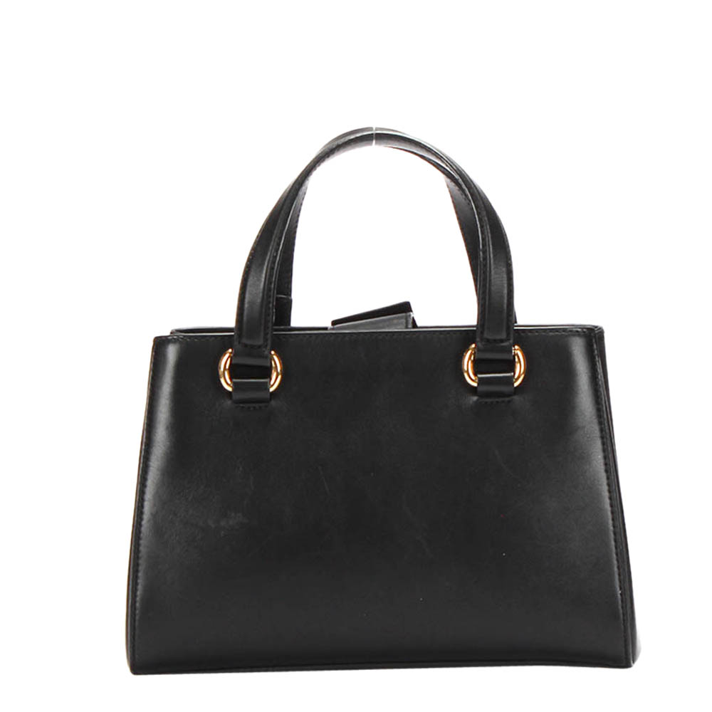 

Gucci Black Leather  Sylvie Shoulder Bag