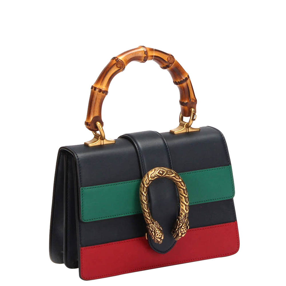 

Gucci Multicolo Leather  Dionysus Top Handle Bag, Multicolor