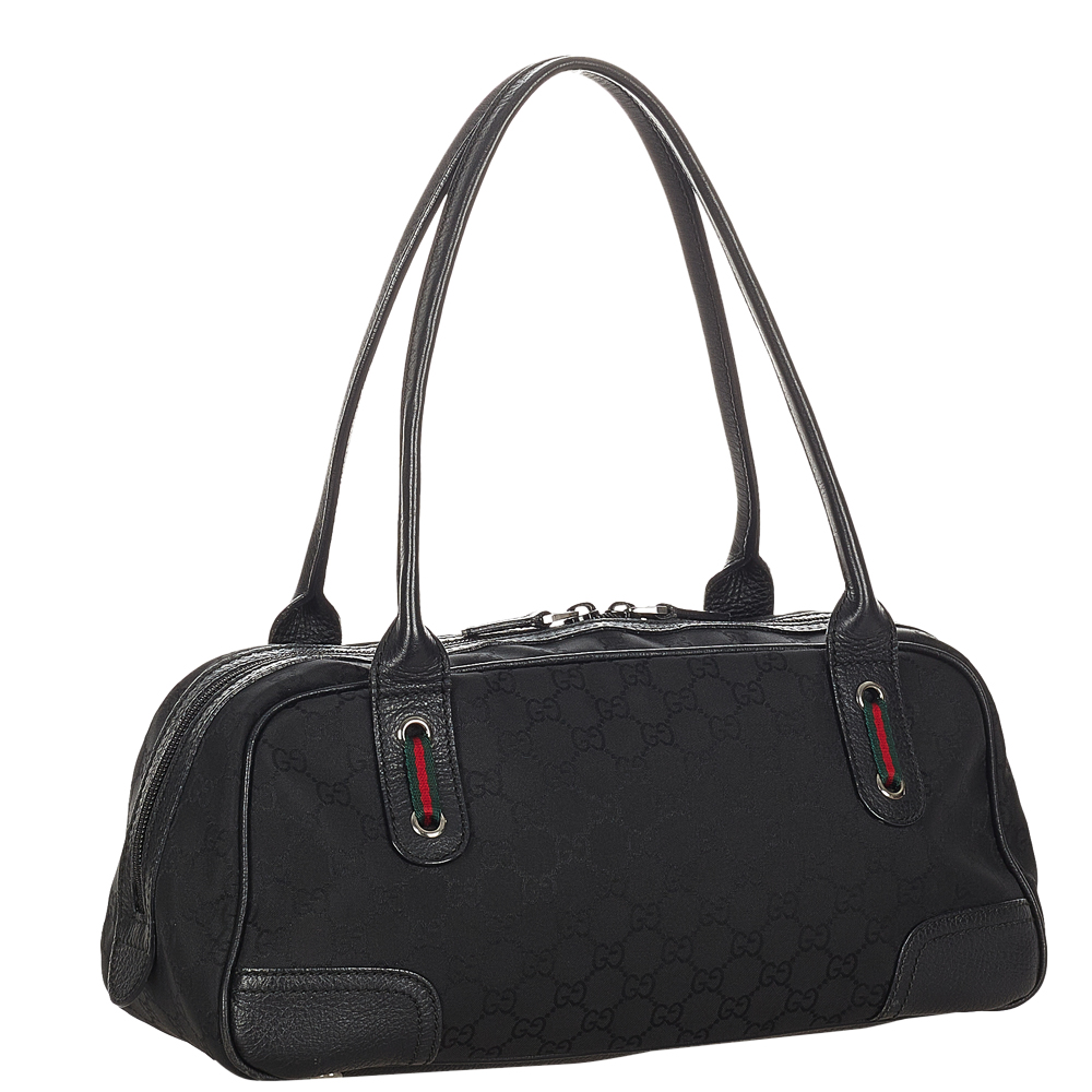 

Gucci Black Canvas Fabric Princy Shoulder Bag