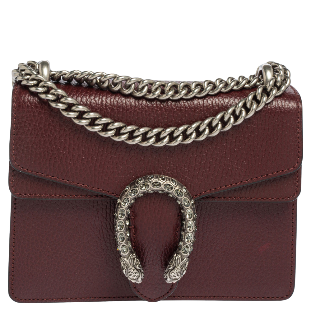 gucci dionysus maroon