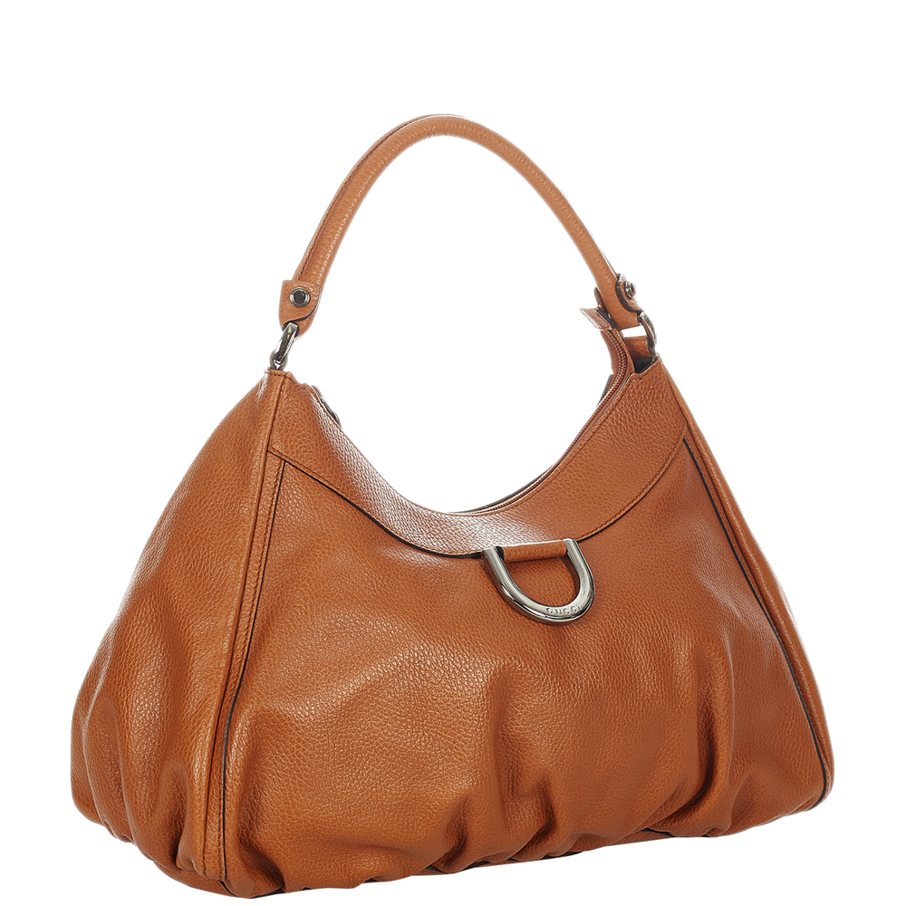 

Gucci Orange Leather Abbey D-Ring Shoulder Bag