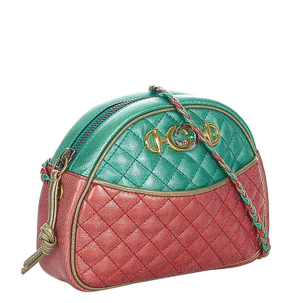

Gucci Multicolor Leather Trapuntata Leather Crossbody Bag