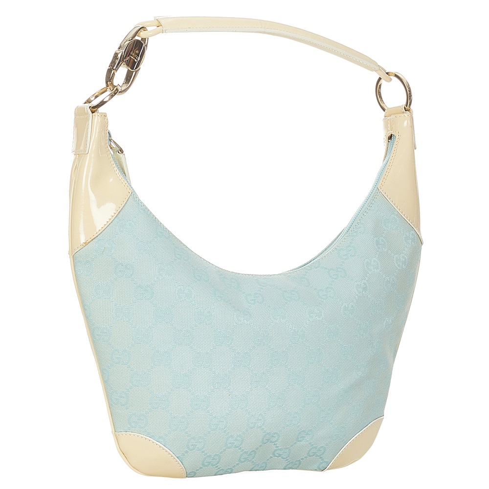 

Gucci Blue/Light Blue Canvas Shoulder Bag