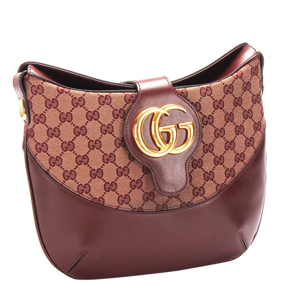 

Gucci Brown GG Canvas Arli Shoulder Bag