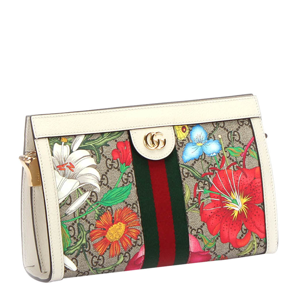 

Gucci Multicolor Canvas GG Flora Small Ophidia Shoulder Bag