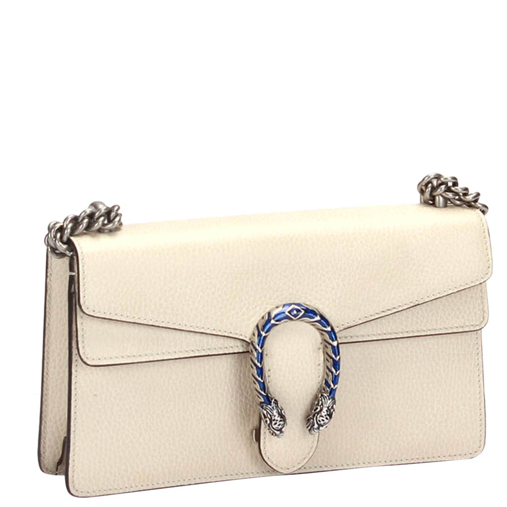 

Gucci White  Calf Leather Dionysus Shoulder Bag