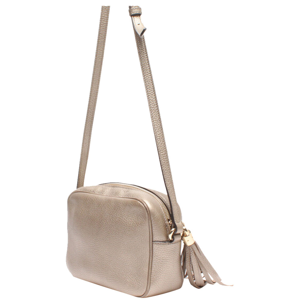 

Gucci Gold Leather Soho Disco Shoulder Bag