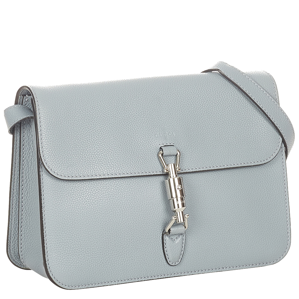 

Gucci Grey/Light Grey Leather Soft Jackie Convertible Crossbody Bag