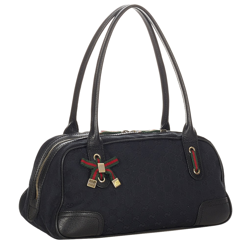

Gucci Black Canvas Fabric Princy Shoulder Bag