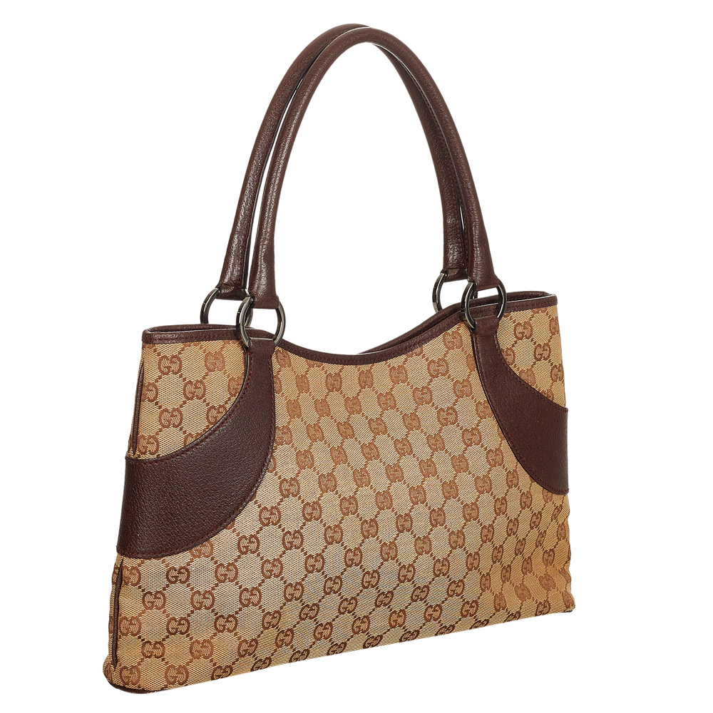 

Gucci Brown/Beige GG Canvas Tote Bag