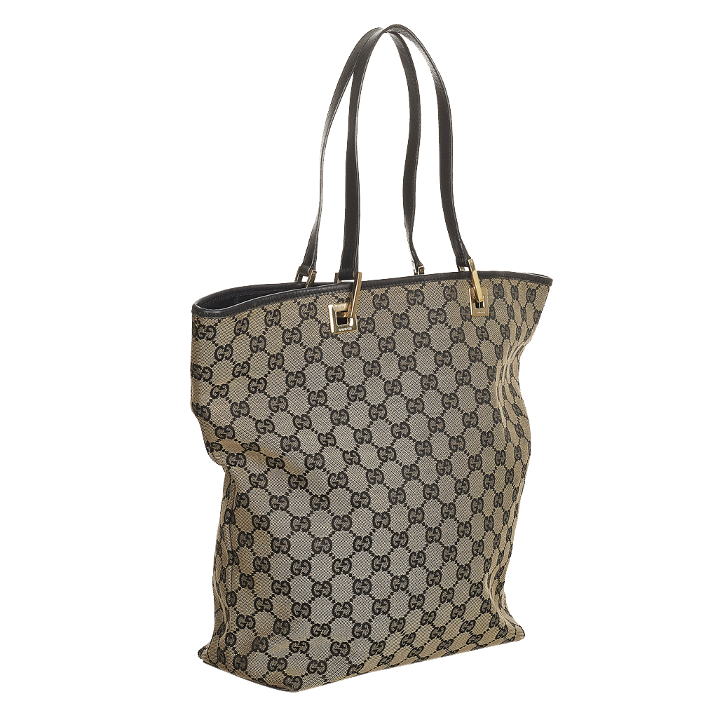 

Gucci Grey GG Canvas Tote Bag